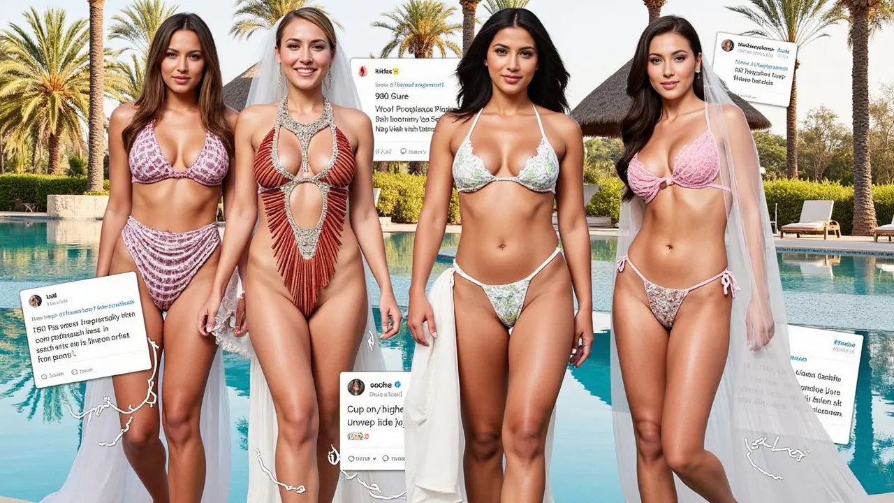 Iconic Bikini Wedding Moments